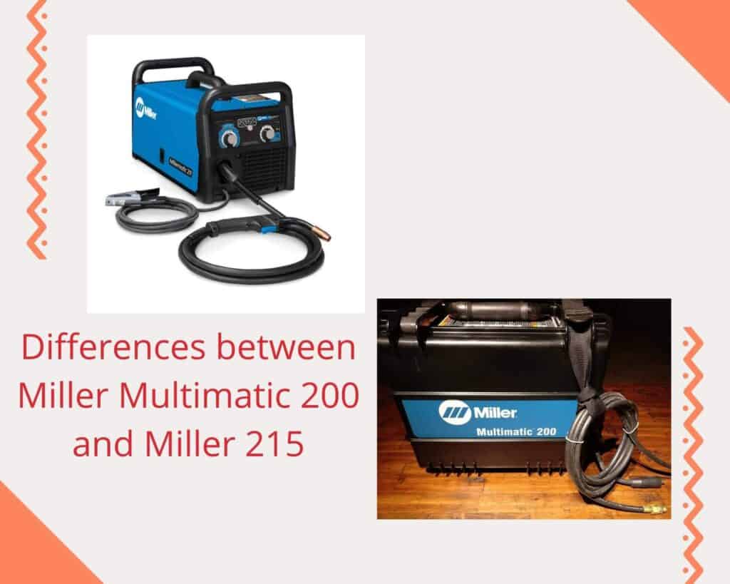 Differences between Miller Multimatic 200 and Miller 215