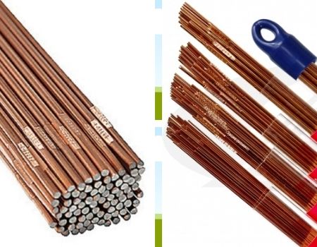 Similarities of the er70s2 and er70s6 welding wire tools